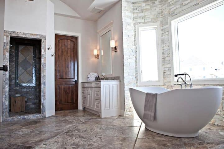 Here is a peak at our Master Bath in our Parade …